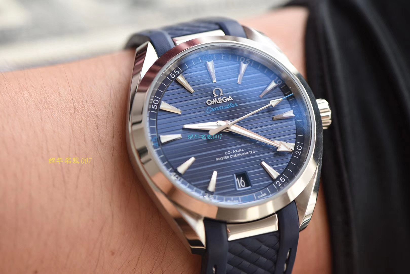 【OMEGA复刻表价格】 Video analysis 3S Factory OMEGA Seamaster 系列220.12.41.21.02.002，220.12.41.21.06.001等多色横纹 wrist watch  / M387