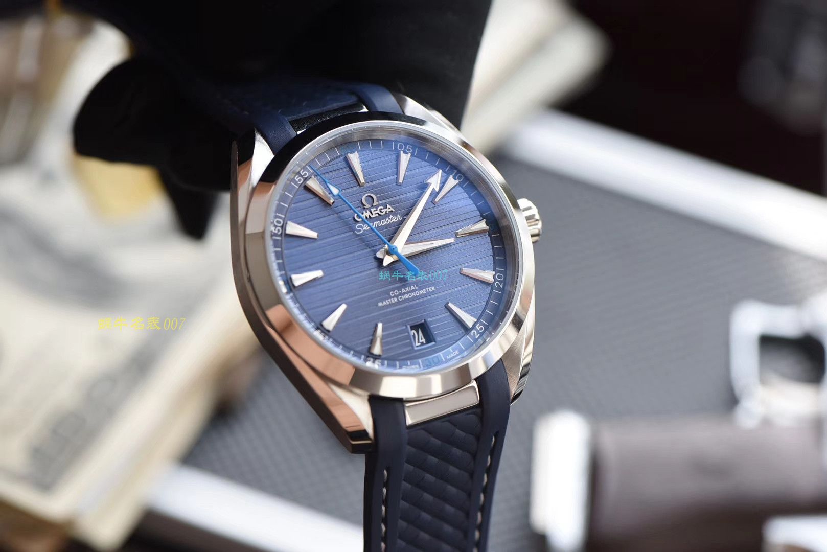 【OMEGA复刻表价格】 Video analysis 3S Factory OMEGA Seamaster 系列220.12.41.21.02.002，220.12.41.21.06.001等多色横纹 wrist watch  / M387