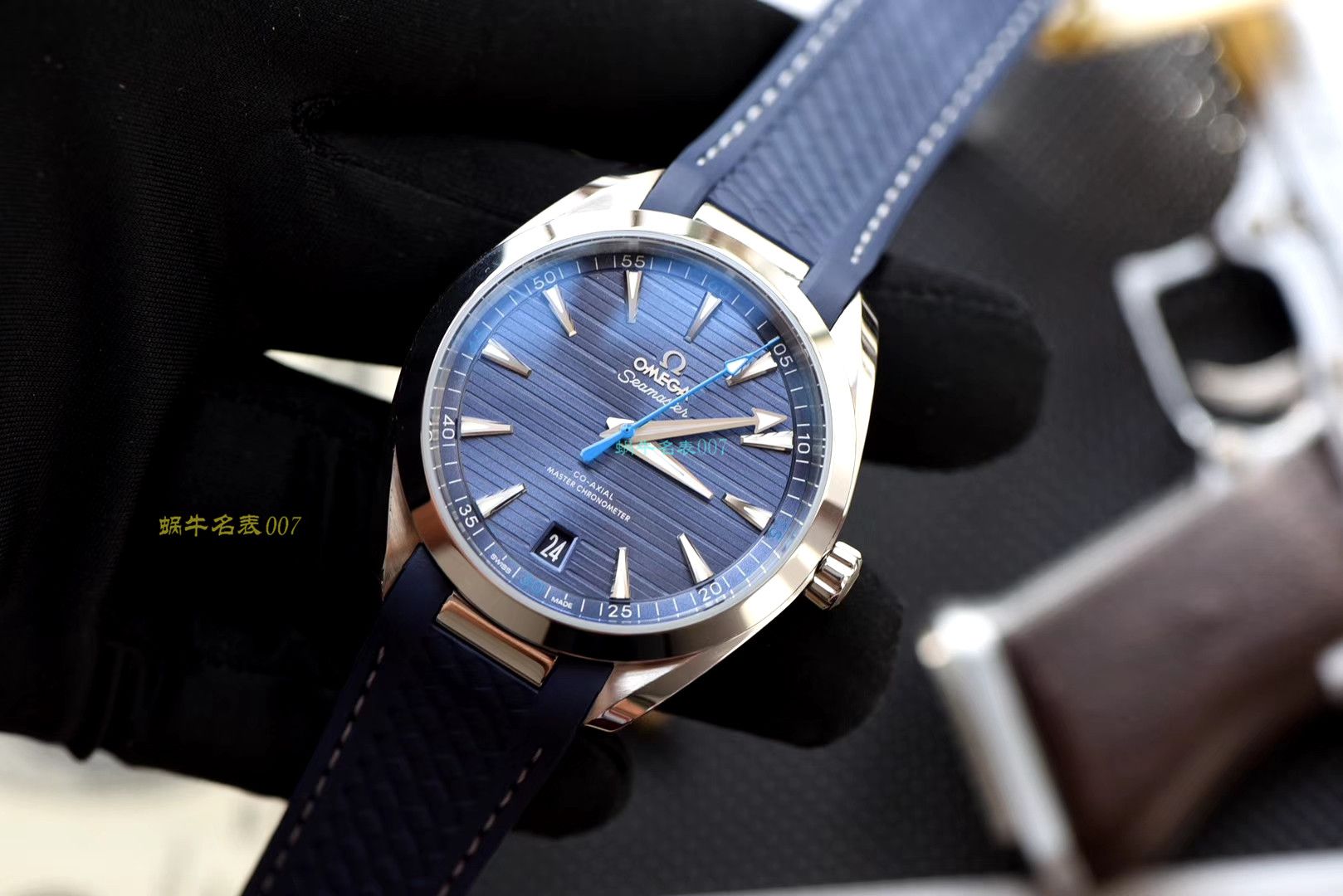 【OMEGA复刻表价格】 Video analysis 3S Factory OMEGA Seamaster 系列220.12.41.21.02.002，220.12.41.21.06.001等多色横纹 wrist watch  / M387