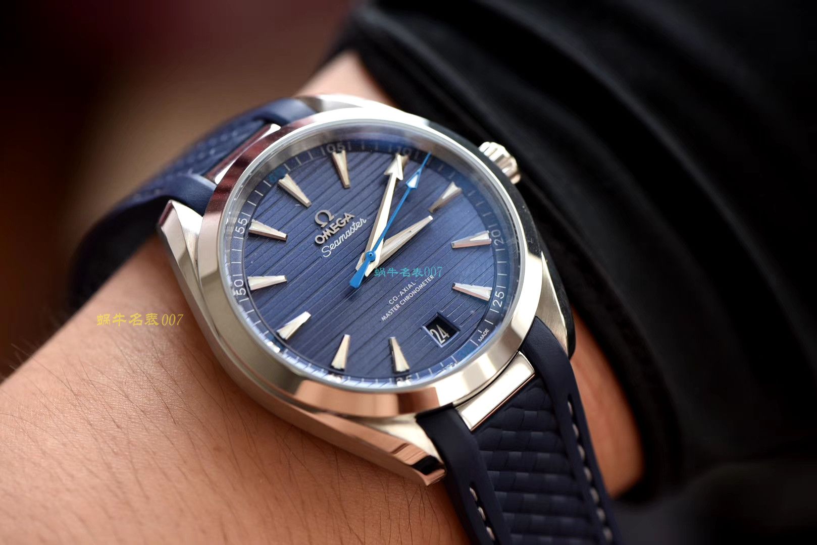 【OMEGA复刻表价格】 Video analysis 3S Factory OMEGA Seamaster 系列220.12.41.21.02.002，220.12.41.21.06.001等多色横纹 wrist watch  / M387