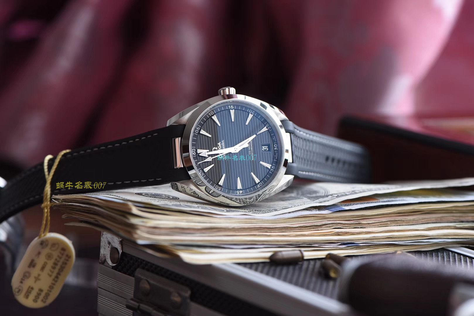 【OMEGA复刻表价格】 Video analysis 3S Factory OMEGA Seamaster 系列220.12.41.21.02.002，220.12.41.21.06.001等多色横纹 wrist watch  / M387