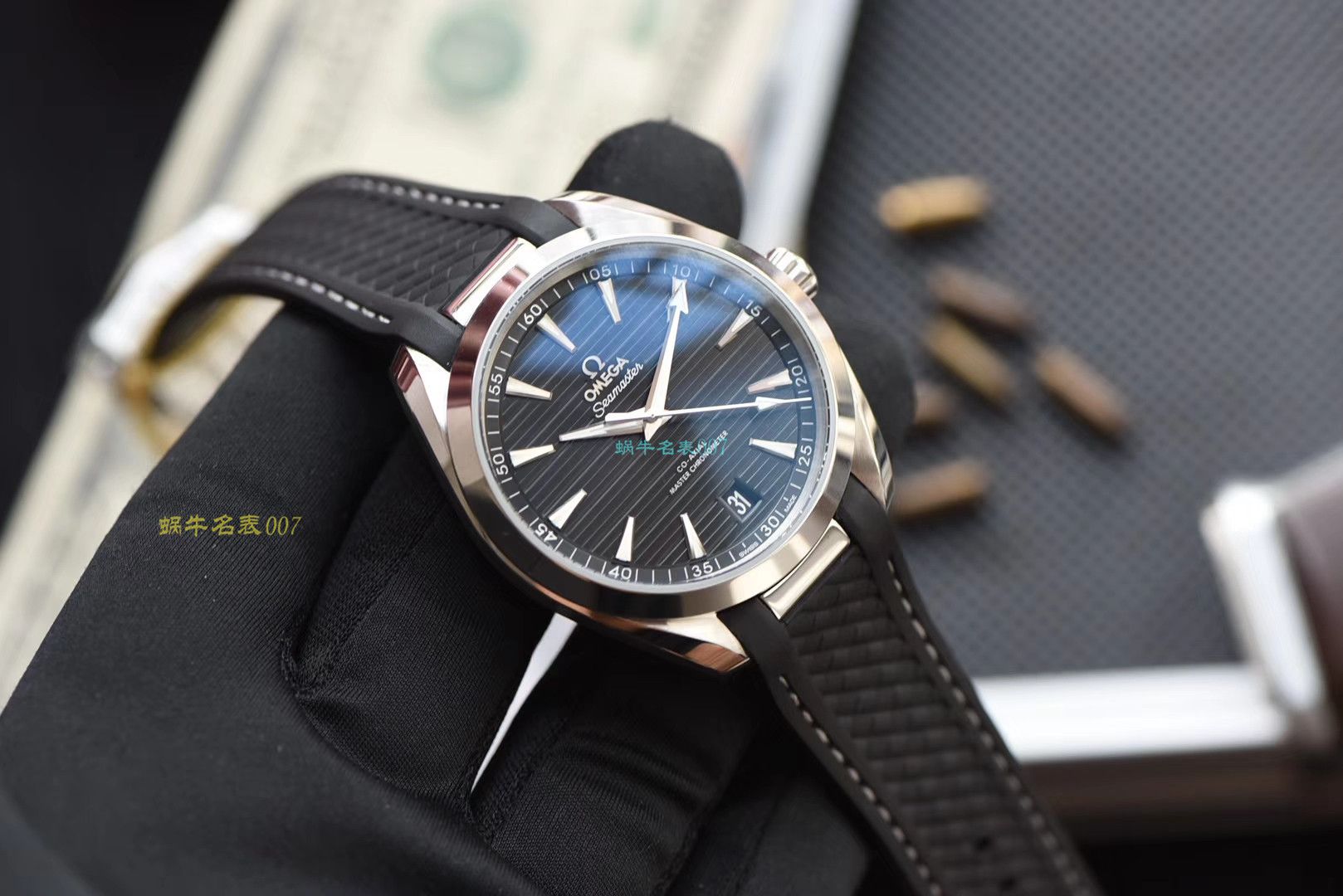 【OMEGA复刻表价格】 Video analysis 3S Factory OMEGA Seamaster 系列220.12.41.21.02.002，220.12.41.21.06.001等多色横纹 wrist watch  / M387