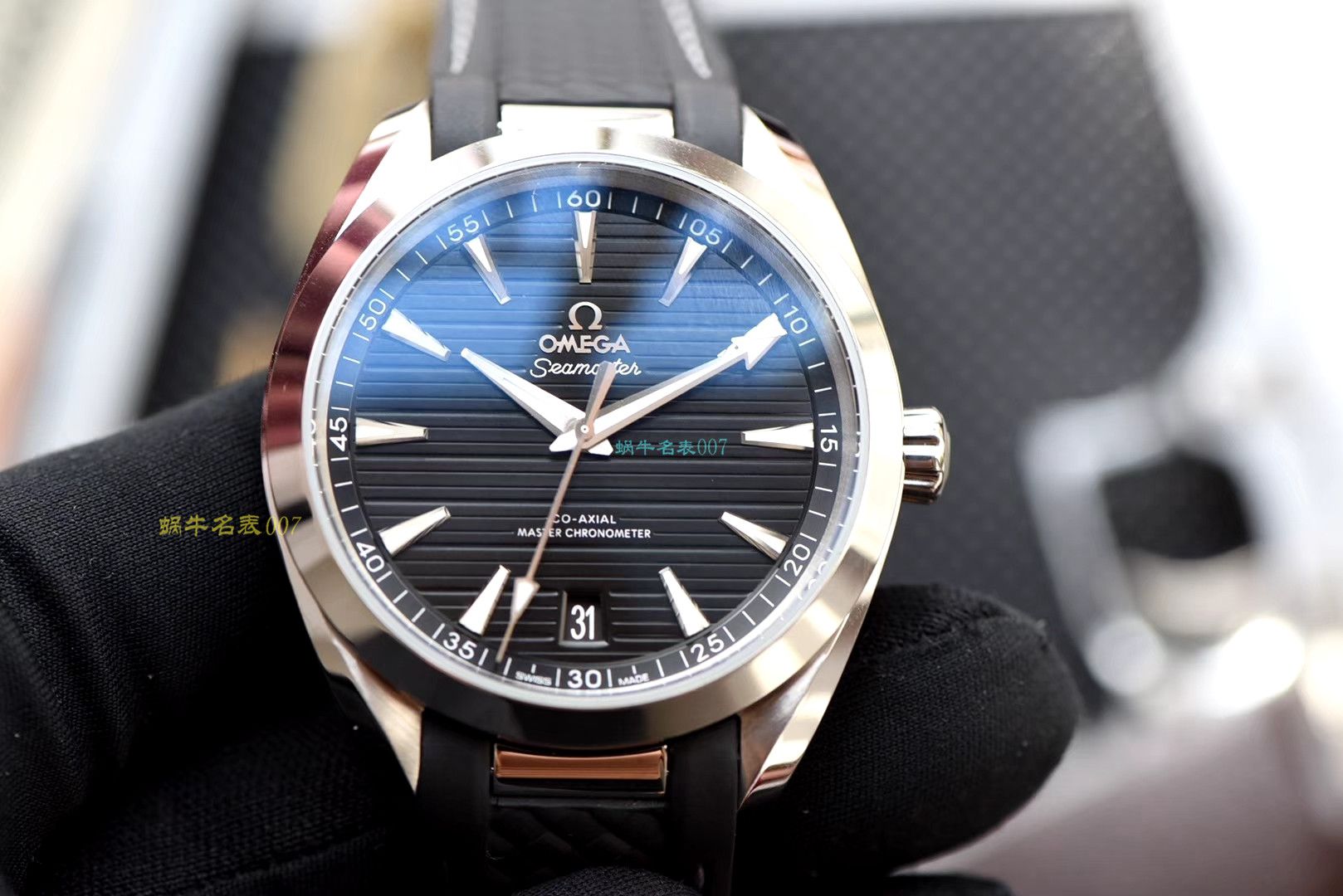 【OMEGA复刻表价格】 Video analysis 3S Factory OMEGA Seamaster 系列220.12.41.21.02.002，220.12.41.21.06.001等多色横纹 wrist watch  / M387