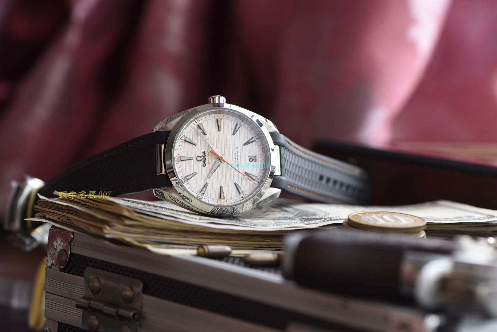 【OMEGA复刻表价格】 Video analysis 3S Factory OMEGA Seamaster 系列220.12.41.21.02.002，220.12.41.21.06.001等多色横纹 wrist watch  / M387