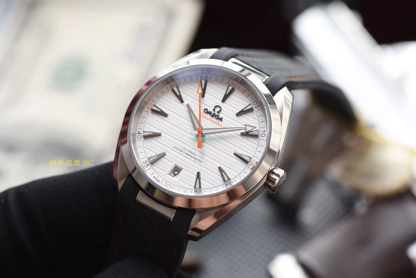 【OMEGA复刻表价格】 Video analysis 3S Factory OMEGA Seamaster 系列220.12.41.21.02.002，220.12.41.21.06.001等多色横纹 wrist watch  / M387