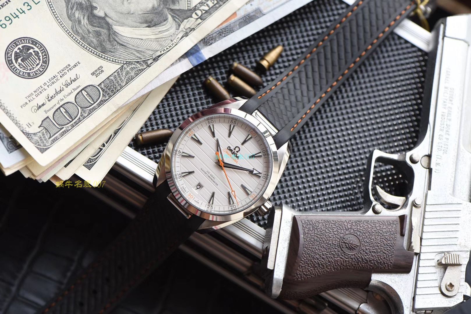 【OMEGA复刻表价格】 Video analysis 3S Factory OMEGA Seamaster 系列220.12.41.21.02.002，220.12.41.21.06.001等多色横纹 wrist watch  / M387