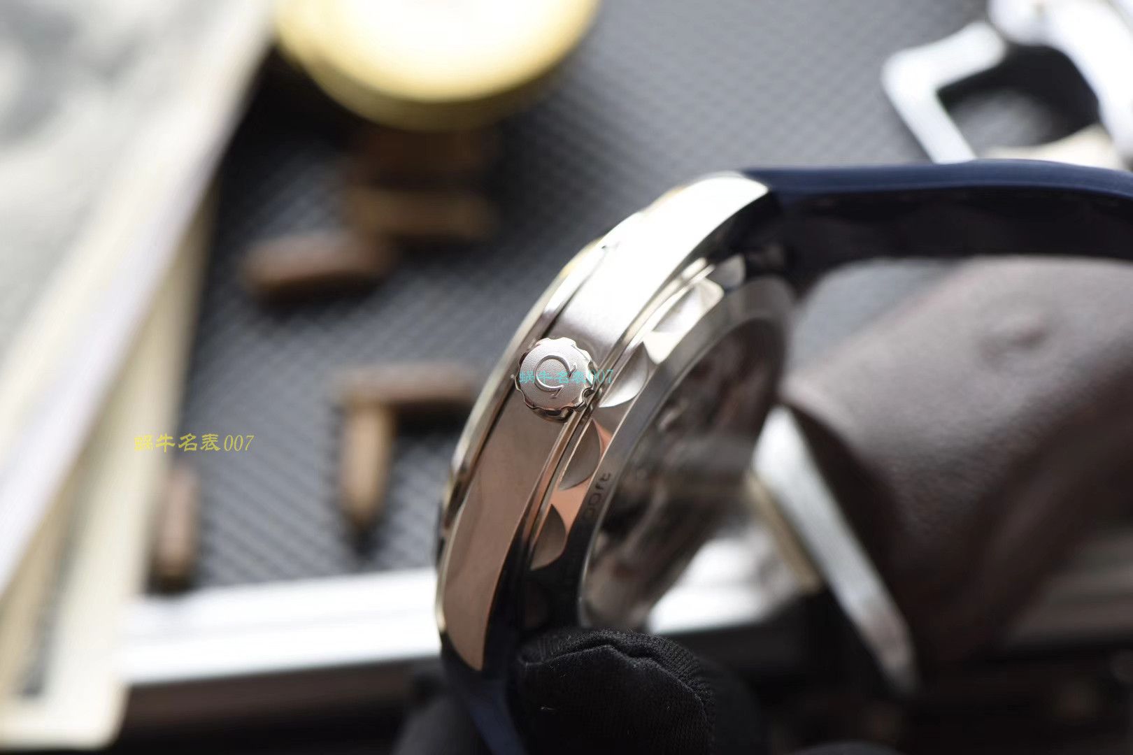 【OMEGA复刻表价格】 Video analysis 3S Factory OMEGA Seamaster 系列220.12.41.21.02.002，220.12.41.21.06.001等多色横纹 wrist watch  / M387