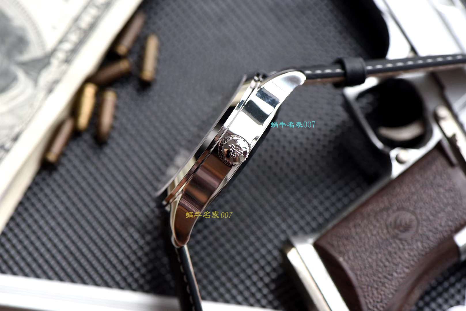 【 Video analysis  PATEK PHILIPPE 复刻表, PATEK PHILIPPE 高仿表多少钱】PATEK PHILIPPE PATEK PHILIPPE 复杂功能计时系列5524G-001 wrist watch  / JS201