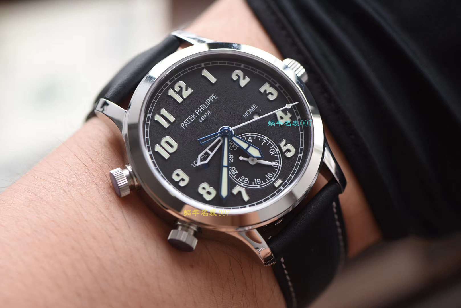 【 Video analysis  PATEK PHILIPPE 复刻表, PATEK PHILIPPE 高仿表多少钱】PATEK PHILIPPE PATEK PHILIPPE 复杂功能计时系列5524G-001 wrist watch  / JS201