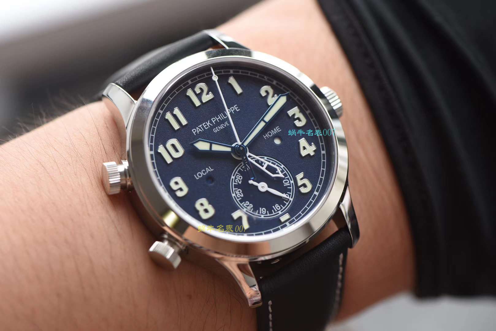 【 Video analysis  PATEK PHILIPPE 复刻表, PATEK PHILIPPE 高仿表多少钱】PATEK PHILIPPE PATEK PHILIPPE 复杂功能计时系列5524G-001 wrist watch  / JS201