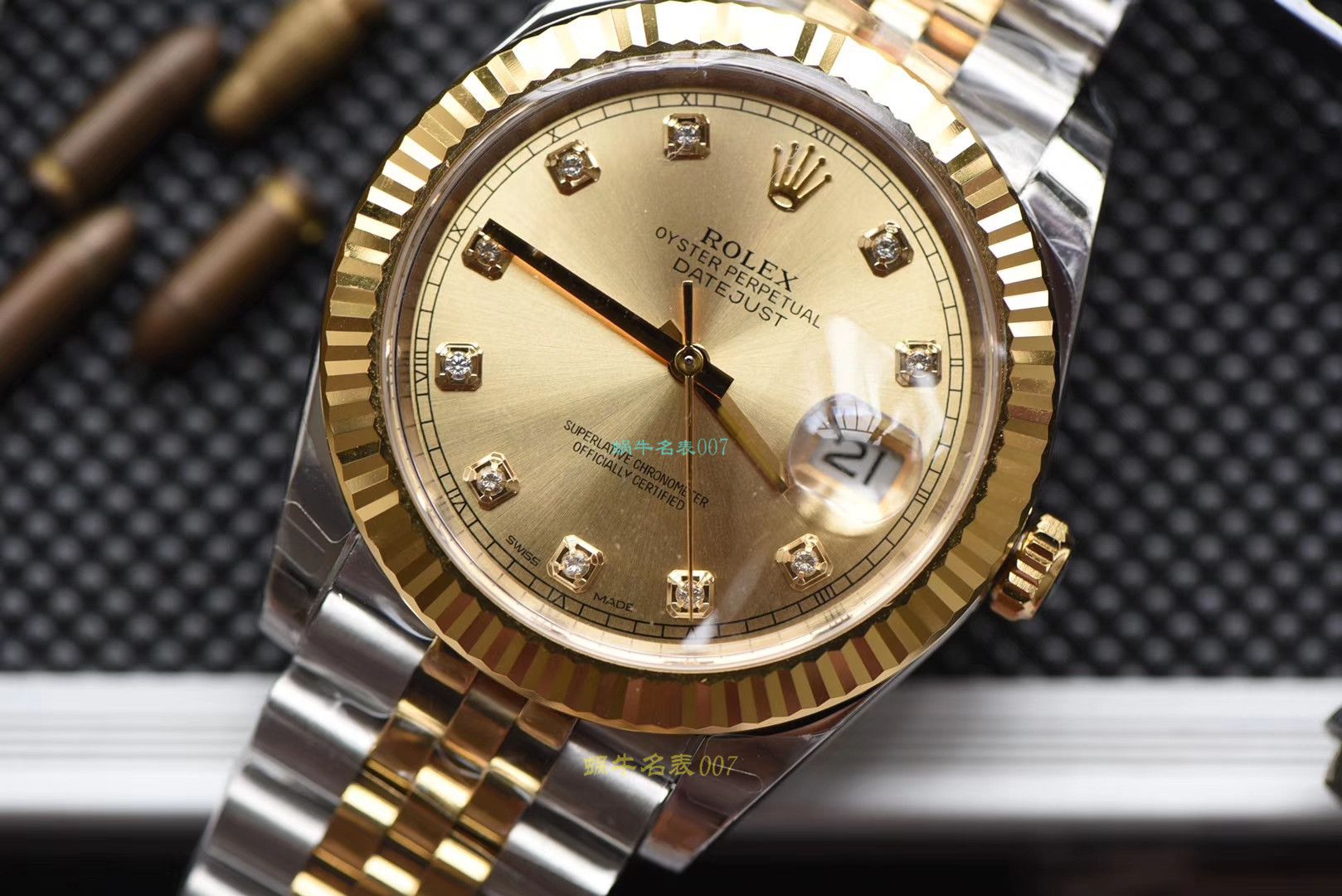 【仿 Rolex 机械表男表价格】 Video analysis DJ Factory  Rolex   Datejust 高仿m126333-0016，m126333-0012，m126333-0010 wrist watch  / R323