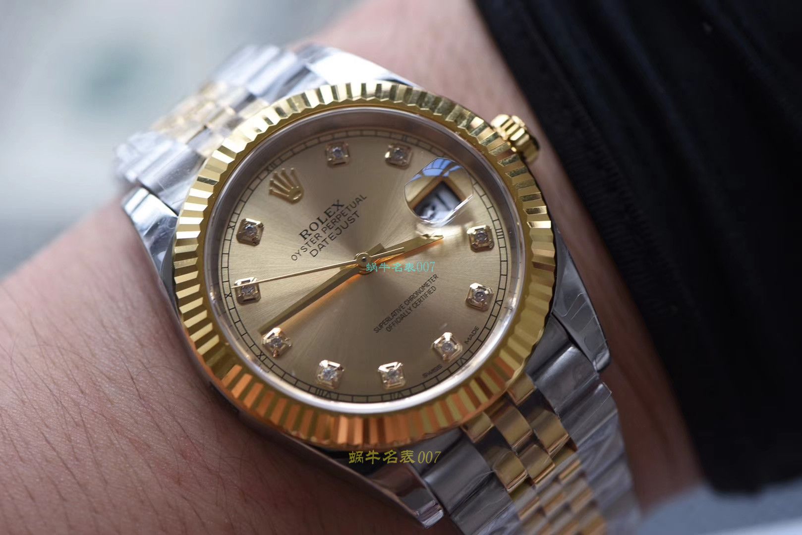 【仿 Rolex 机械表男表价格】 Video analysis DJ Factory  Rolex   Datejust 高仿m126333-0016，m126333-0012，m126333-0010 wrist watch  / R323