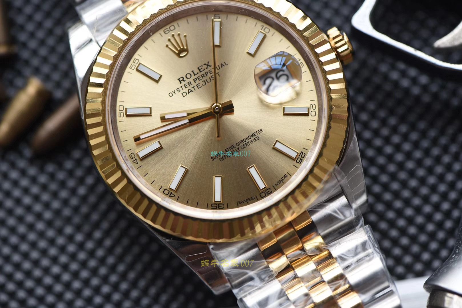 【仿 Rolex 机械表男表价格】 Video analysis DJ Factory  Rolex   Datejust 高仿m126333-0016，m126333-0012，m126333-0010 wrist watch  / R323
