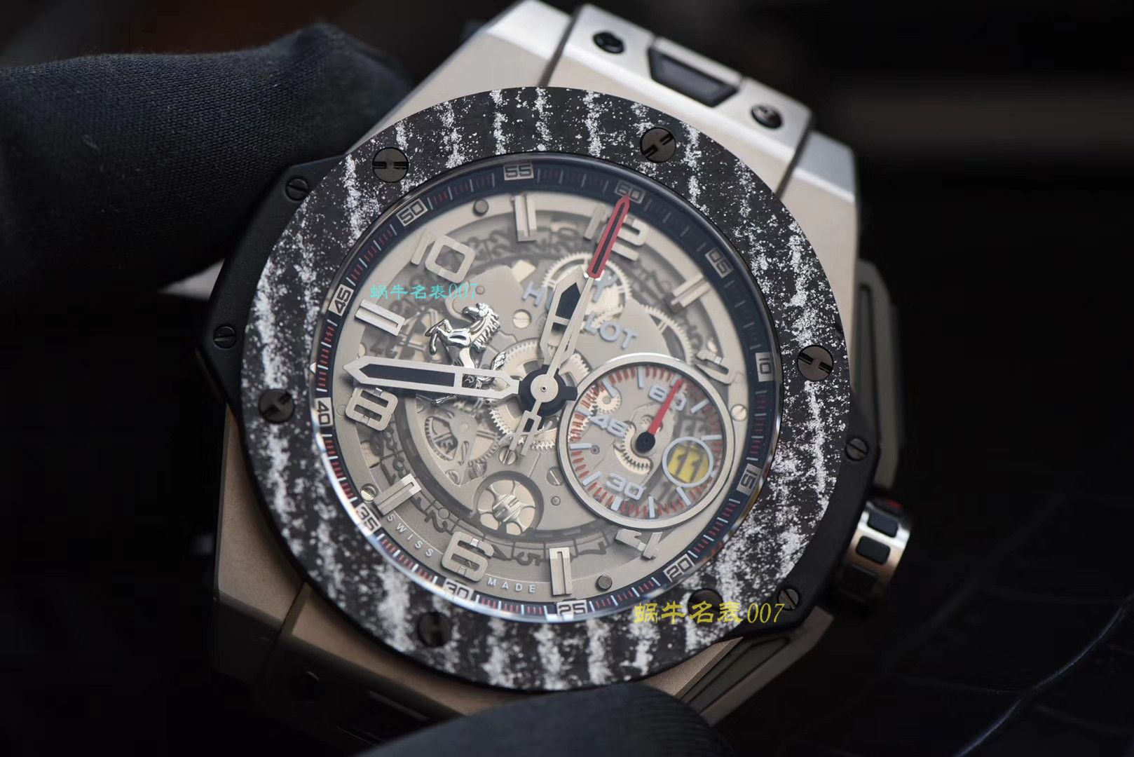【 Video analysis v6 Factory 官网手表】 hublot BIG BANG FERRARI法拉利系列401.NJ.0123.VR wrist watch （手表复刻版是什么意思） / YB069
