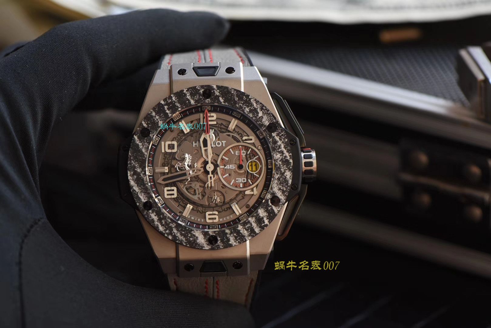 【 Video analysis v6 Factory 官网手表】 hublot BIG BANG FERRARI法拉利系列401.NJ.0123.VR wrist watch （手表复刻版是什么意思） / YB069