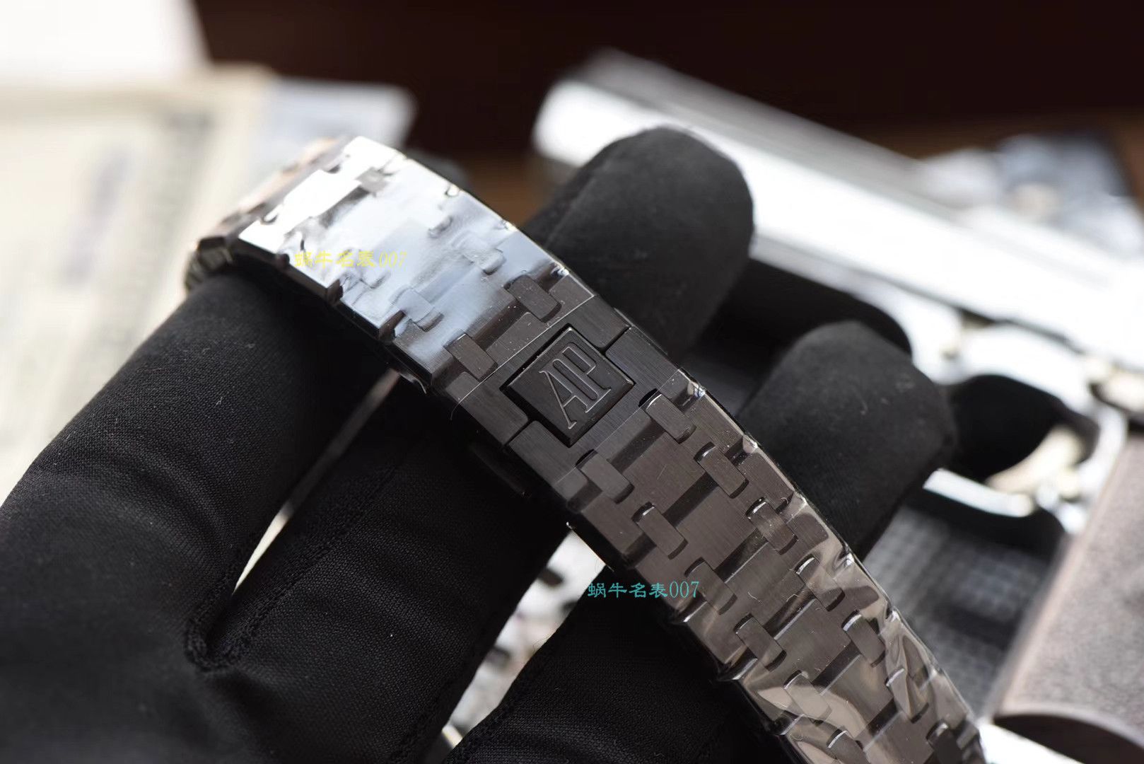 【复刻表吧Audemars Piguet 复刻表R8黑武士 Tourbillon 】Audemars Piguet 皇家橡树系列26522CE.OO.1225CE.01 wrist watch  / AP166