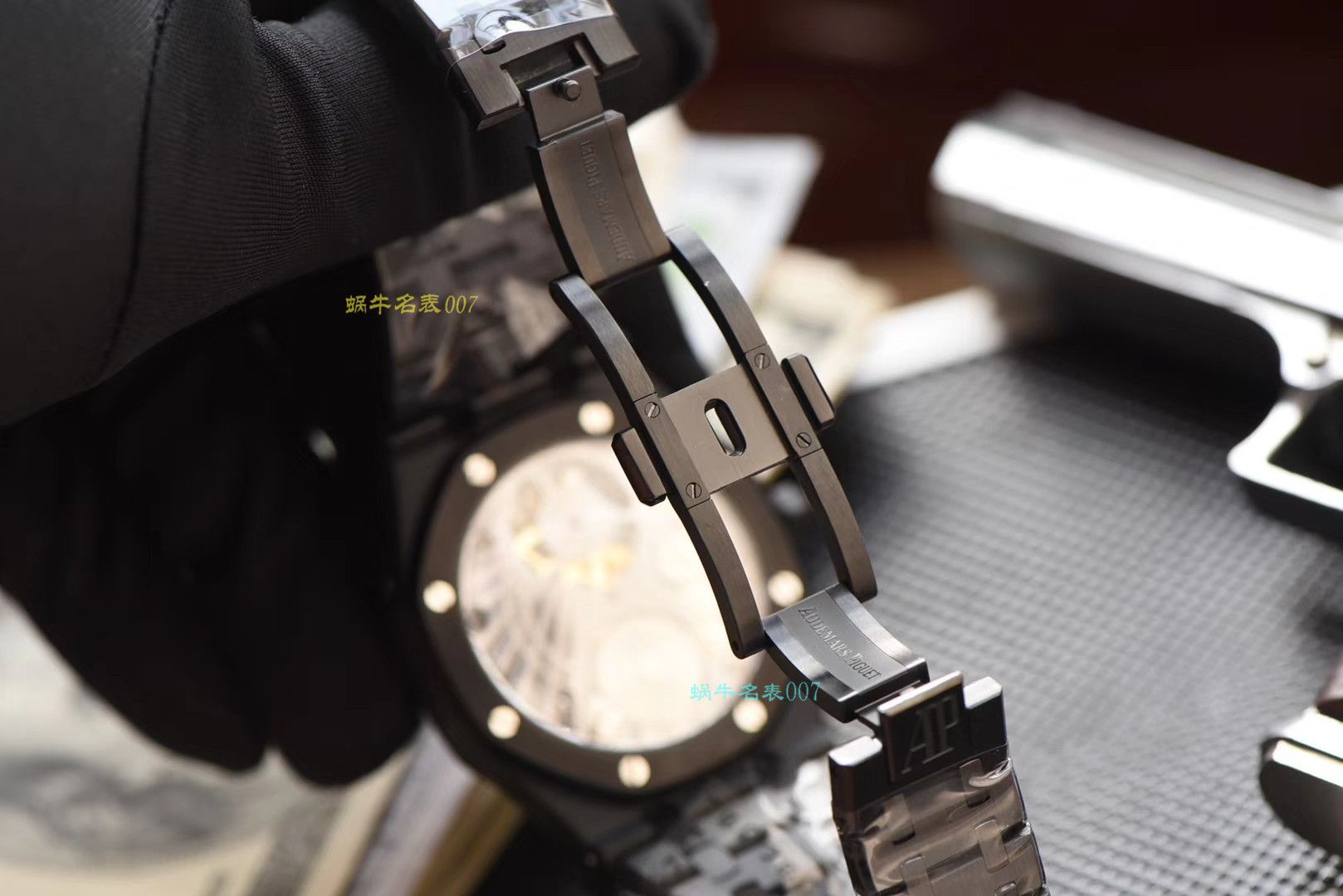 【复刻表吧Audemars Piguet 复刻表R8黑武士 Tourbillon 】Audemars Piguet 皇家橡树系列26522CE.OO.1225CE.01 wrist watch  / AP166