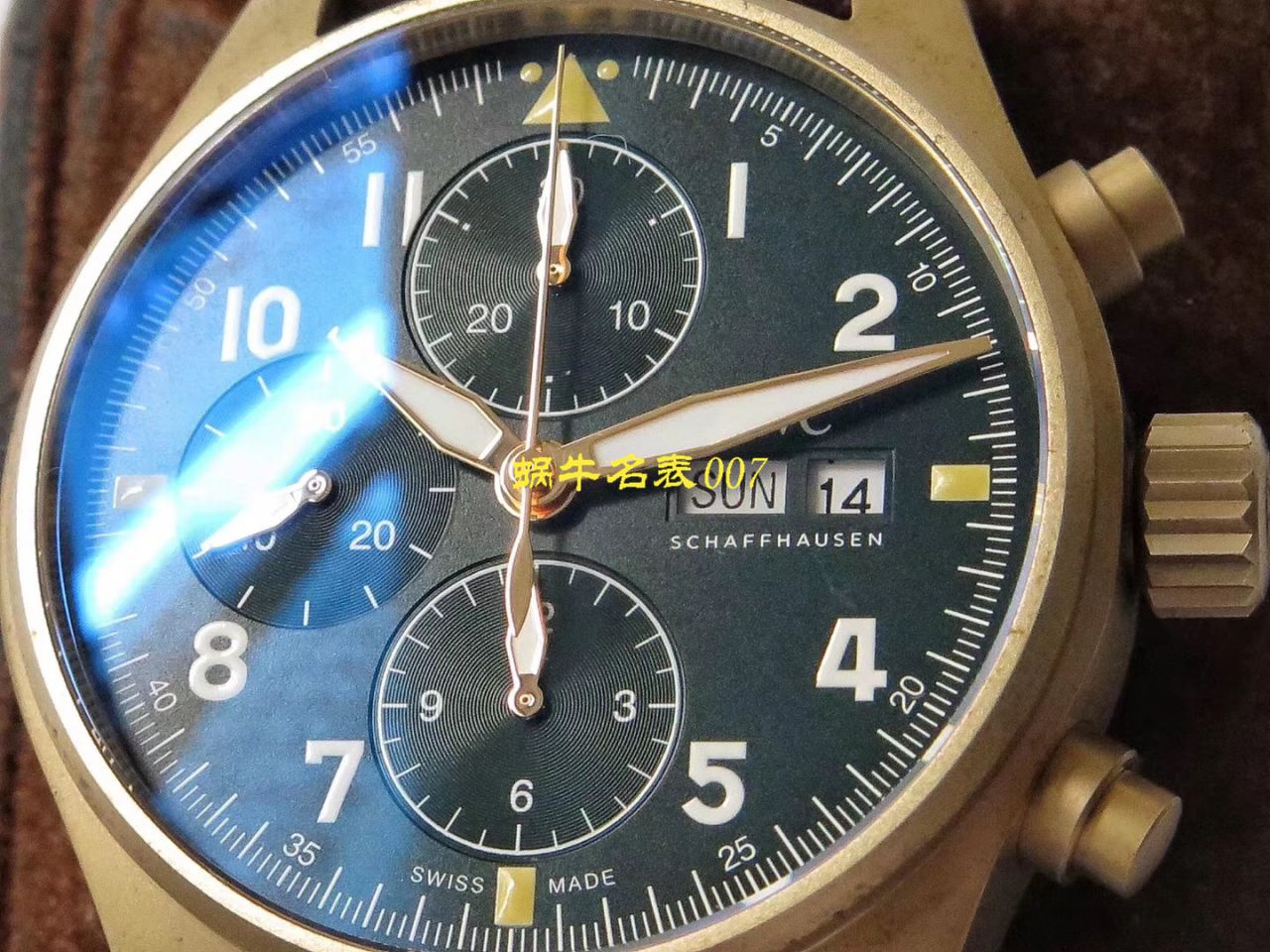 【ZF Factory  top IWC复刻表】 IWC 表飞行员高仿IW387902 wrist watch  / WG380