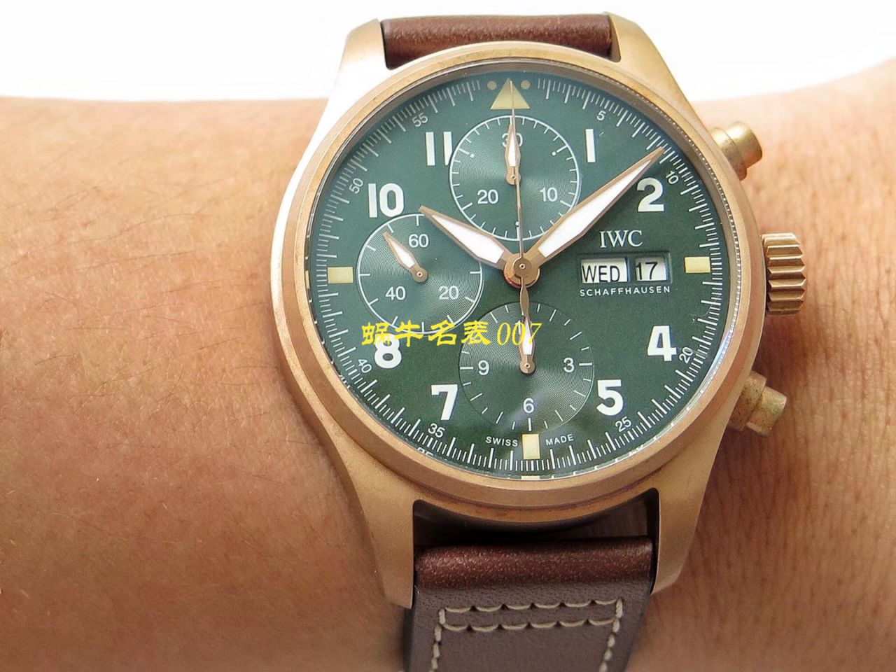 【ZF Factory  top IWC复刻表】 IWC 表飞行员高仿IW387902 wrist watch  / WG380