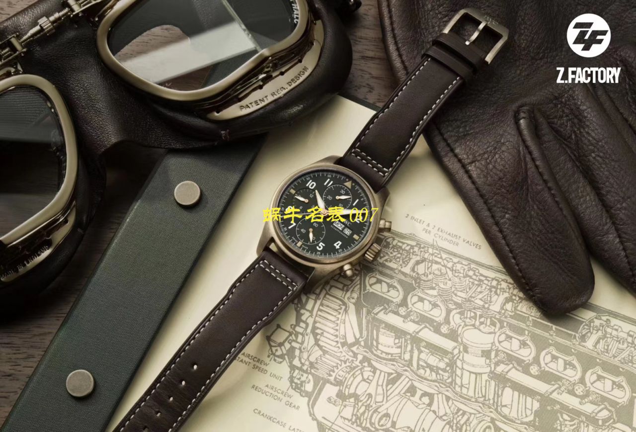 【ZF Factory  top IWC复刻表】 IWC 表飞行员高仿IW387902 wrist watch  / WG380