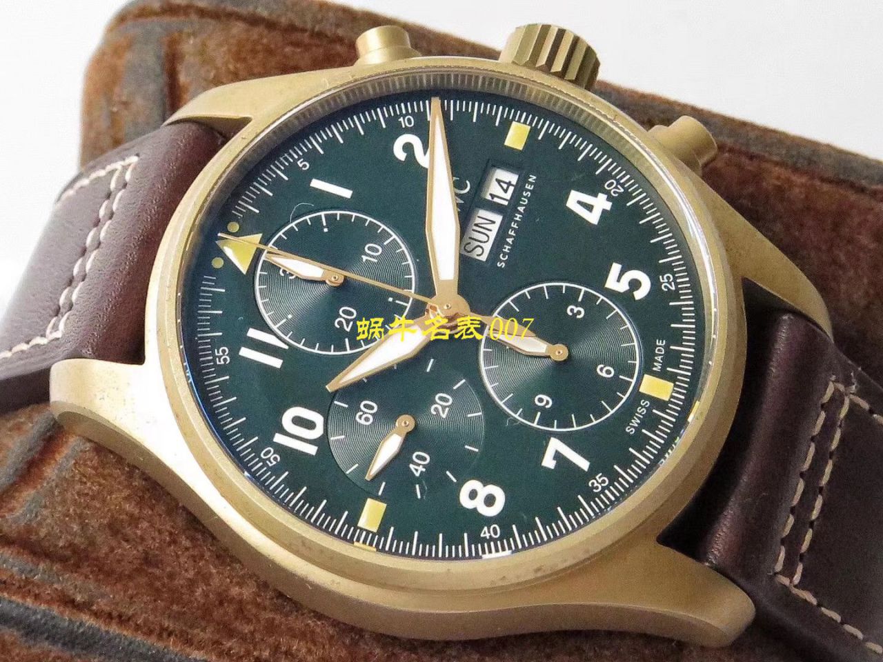 【ZF Factory  top IWC复刻表】 IWC 表飞行员高仿IW387902 wrist watch  / WG380