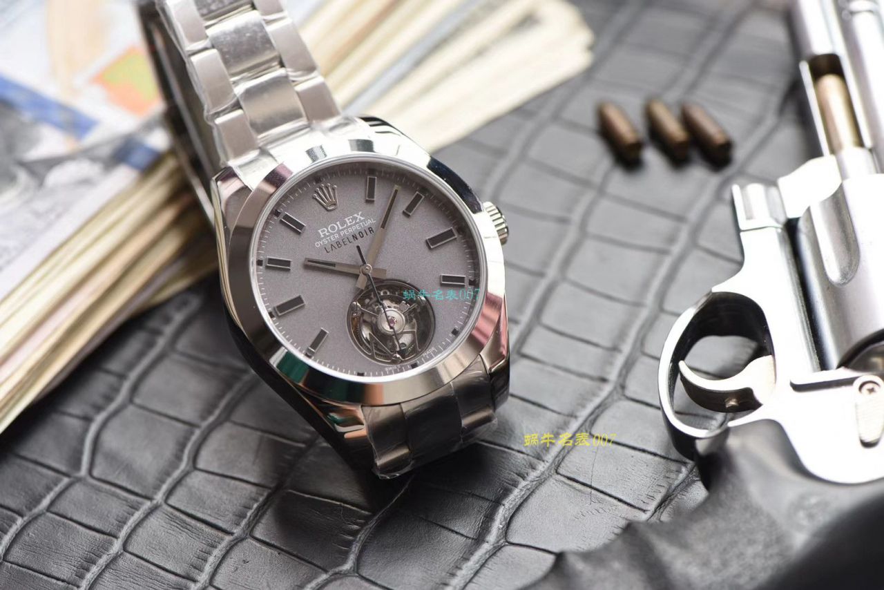 JB Factory 出品 Rolex Label Noir合作开发116400闪电针的数据进行开发蚝式第一枚 Rolex  top 复刻高仿 Tourbillon  wrist watch  / R361