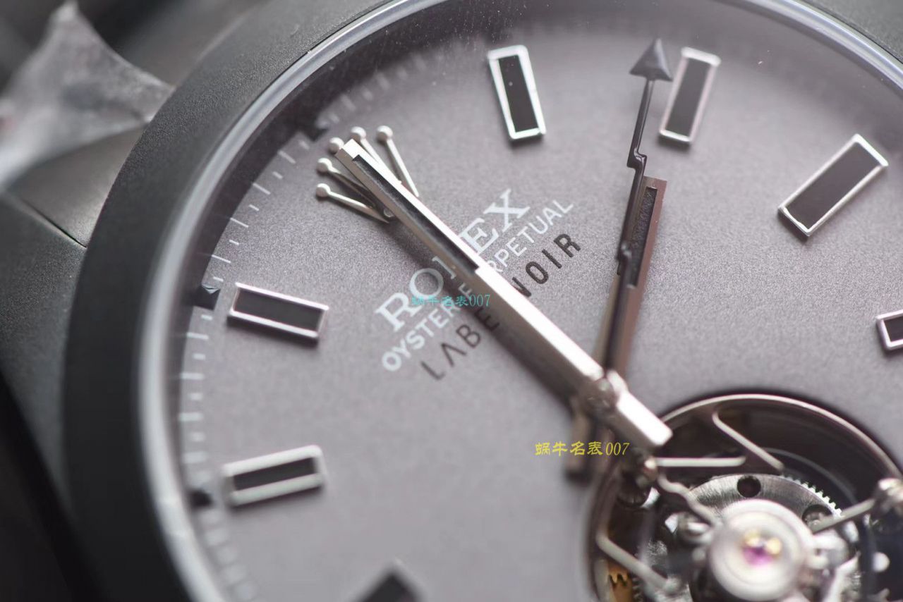 JB Factory 出品 Rolex Label Noir合作开发116400闪电针的数据进行开发蚝式第一枚 Rolex  top 复刻高仿 Tourbillon  wrist watch  / R361
