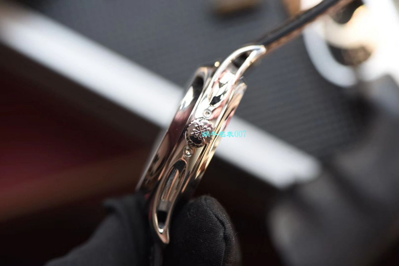 【 Video analysis GR Factory  top 复刻高仿手表】 PATEK PHILIPPE 复杂功能计时系列5205G-010 白金 wrist watch  / BD275