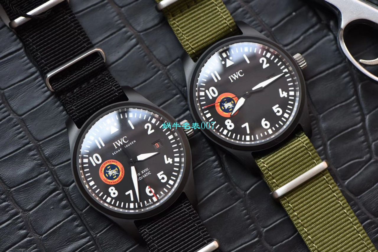 【M+ IWC 复刻手表】IWC萬 國 IW32409 TOPGUN SFTI 高仿海軍空戰部隊飛行員特別紀念腕錶 / M379