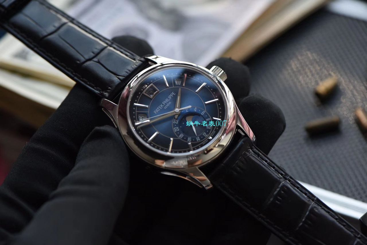 【 Video analysis GR Factory  top 高仿表】 PATEK PHILIPPE 复杂功能计时系列5205G-013 wrist watch  / BD273