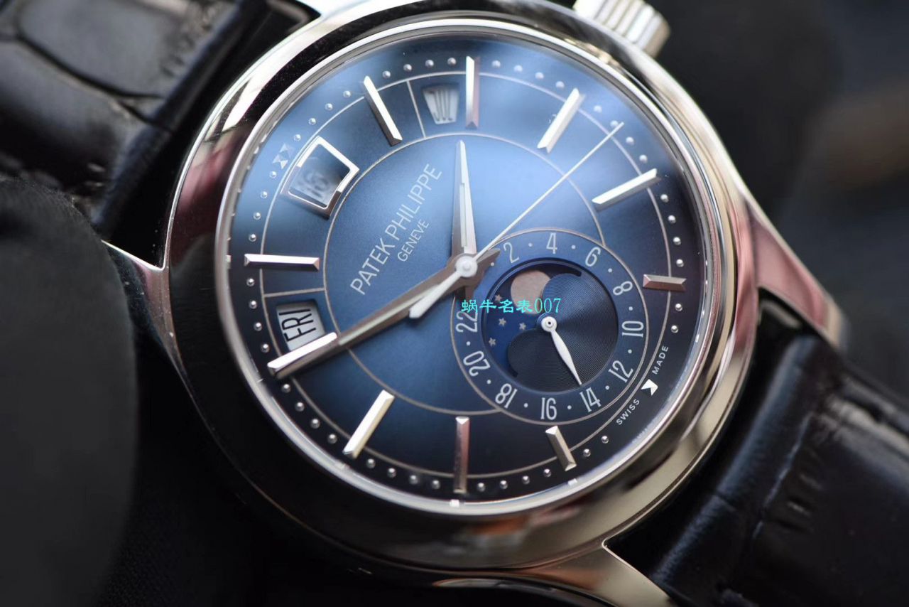 【 Video analysis GR Factory  top 高仿表】 PATEK PHILIPPE 复杂功能计时系列5205G-013 wrist watch  / BD273