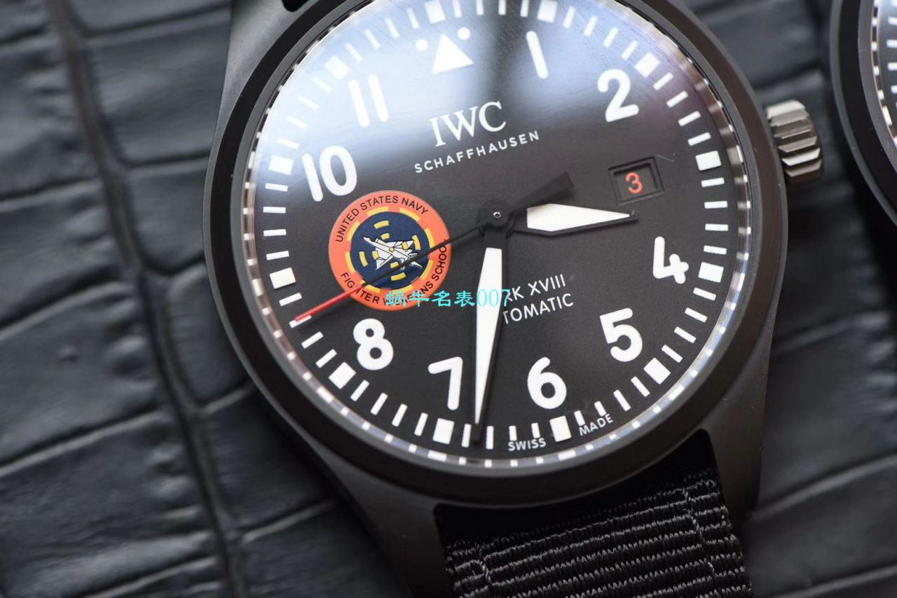 【M+ IWC 复刻手表】IWC萬 國 IW32409 TOPGUN SFTI 高仿海軍空戰部隊飛行員特別紀念腕錶 / M379