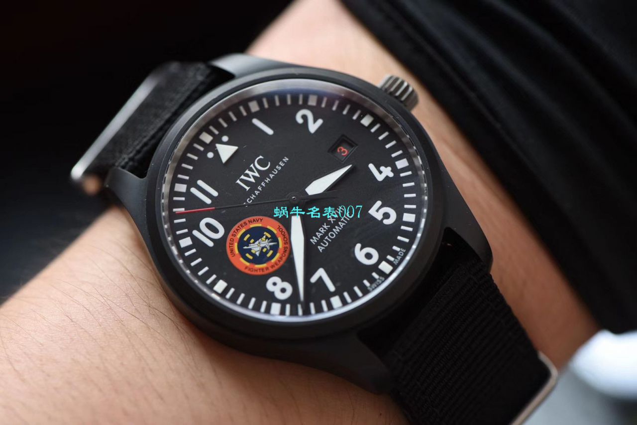 【M+ IWC 复刻手表】IWC萬 國 IW32409 TOPGUN SFTI 高仿海軍空戰部隊飛行員特別紀念腕錶 / M379