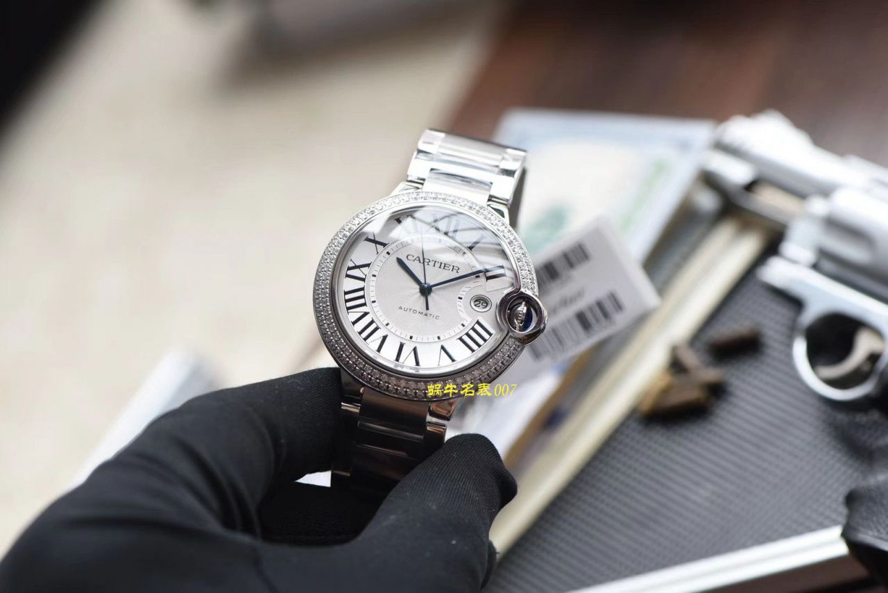 【V6 Factory 官网 Cartier 复刻高仿表】 Cartier  蓝气球系列WE9009Z3钻圈 wrist watch  / K222