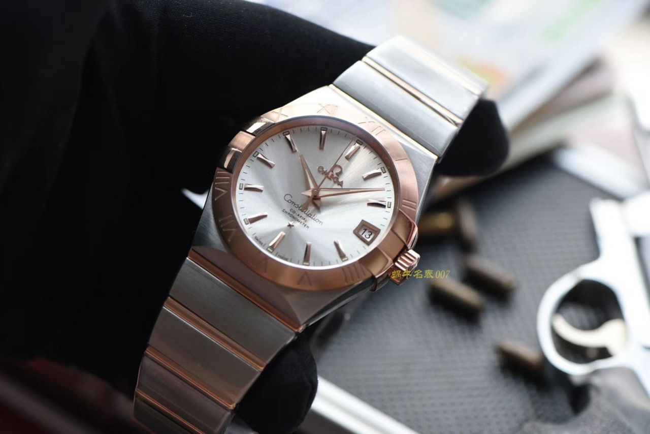 【VS Factory  top 复刻手表】OMEGAOMEGA Constellation 高仿123.20.38.21.02.001 wrist watch  / M391