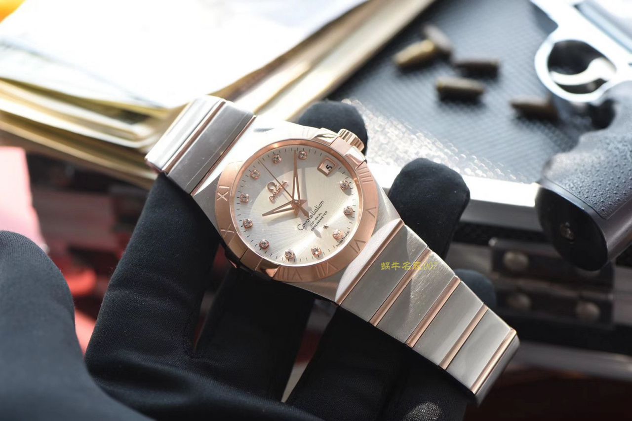【VS Factory OMEGA复刻表】OMEGA Constellation 一比一高仿123.20.38.21.52.001 wrist watch  / M390