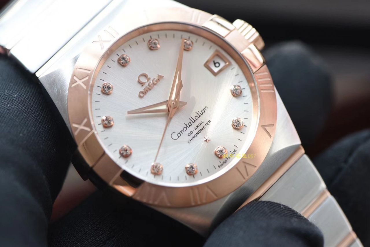 【VS Factory OMEGA复刻表】OMEGA Constellation 一比一高仿123.20.38.21.52.001 wrist watch  / M390