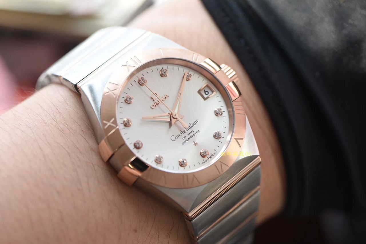 【VS Factory OMEGA复刻表】OMEGA Constellation 一比一高仿123.20.38.21.52.001 wrist watch  / M390
