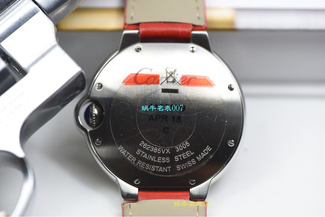  Video analysis V6 Factory  Cartier  蓝气球复刻手表各个尺寸 / K221