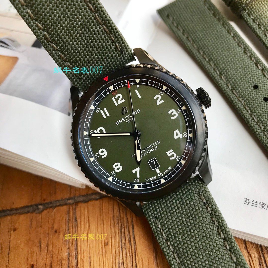 【渠道原单】 Breitling 飞行员8系列41柯蒂斯战鹰特别版M173152A1L1X2 wrist watch  / BL106