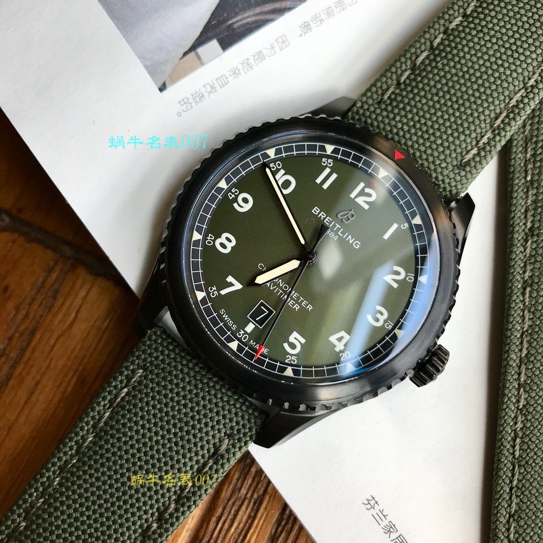 【渠道原单】 Breitling 飞行员8系列41柯蒂斯战鹰特别版M173152A1L1X2 wrist watch  / BL106