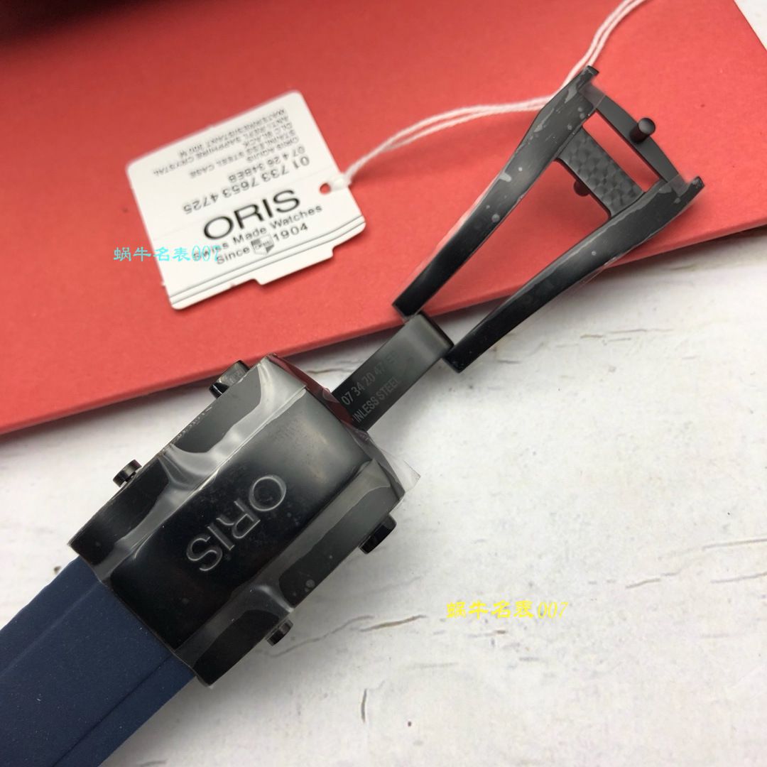 【豪利时渠道原单】ORIS豪利时潜水系列01 733 7653 4722-07 4 26 34BEB wrist watch  / OB008