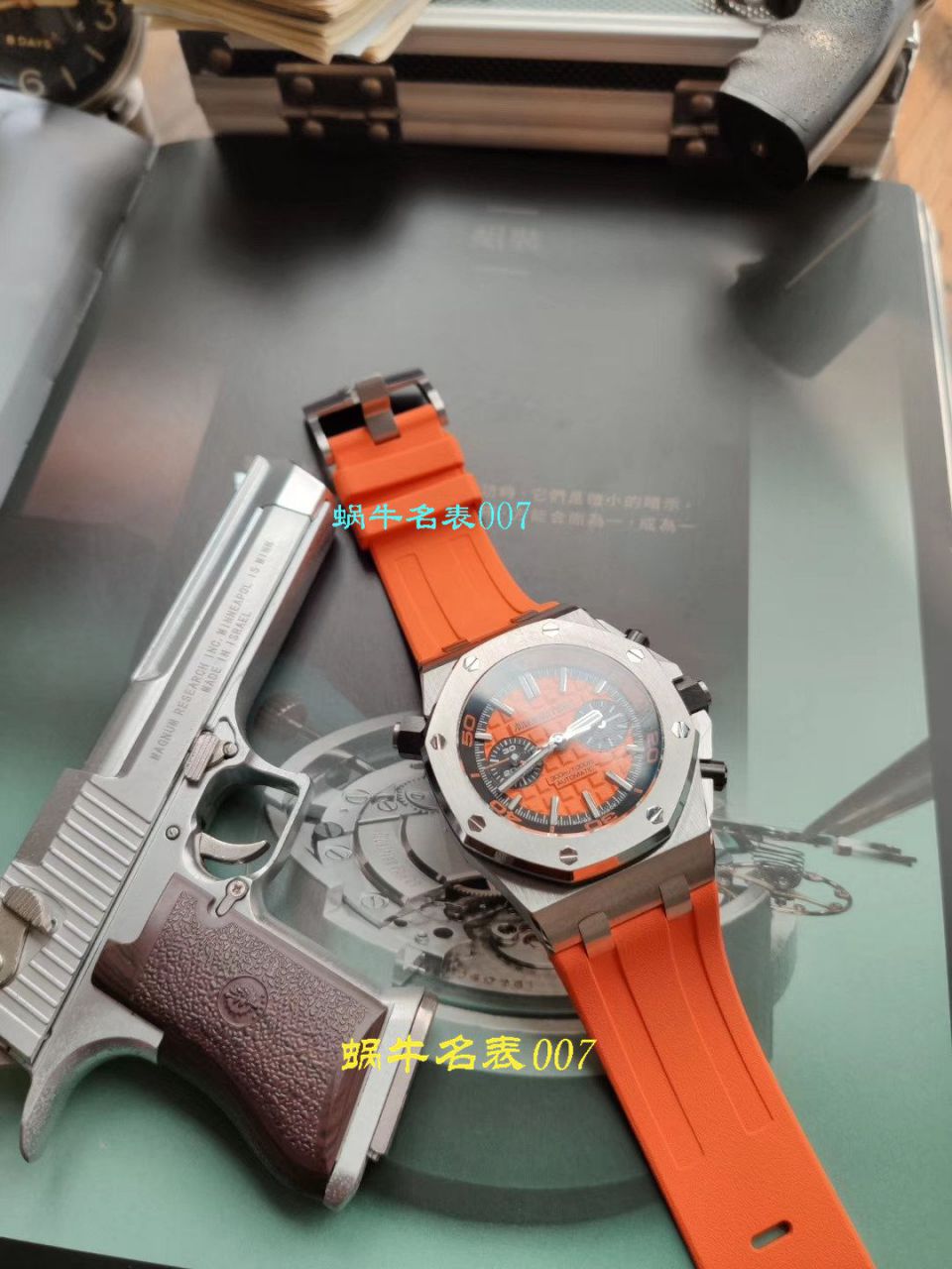 【NOOB Factory 复刻表无敌超值～N Factory 鲜橙计时离岸】Audemars Piguet 复刻高仿 Royal Oak Offshore 系列26703ST.OO.A070CA.01 wrist watch  / AP169