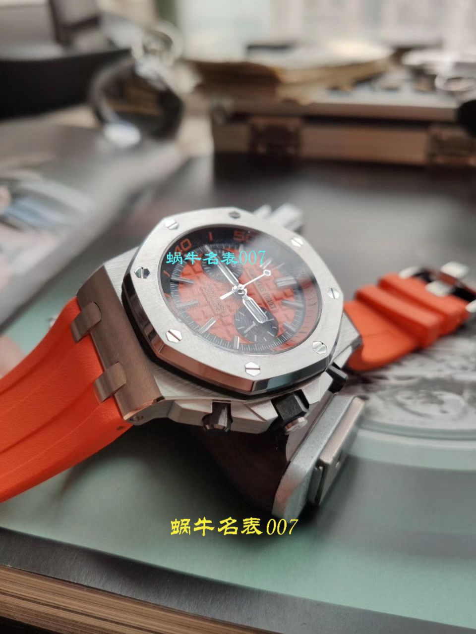【NOOB Factory 复刻表无敌超值～N Factory 鲜橙计时离岸】Audemars Piguet 复刻高仿 Royal Oak Offshore 系列26703ST.OO.A070CA.01 wrist watch  / AP169