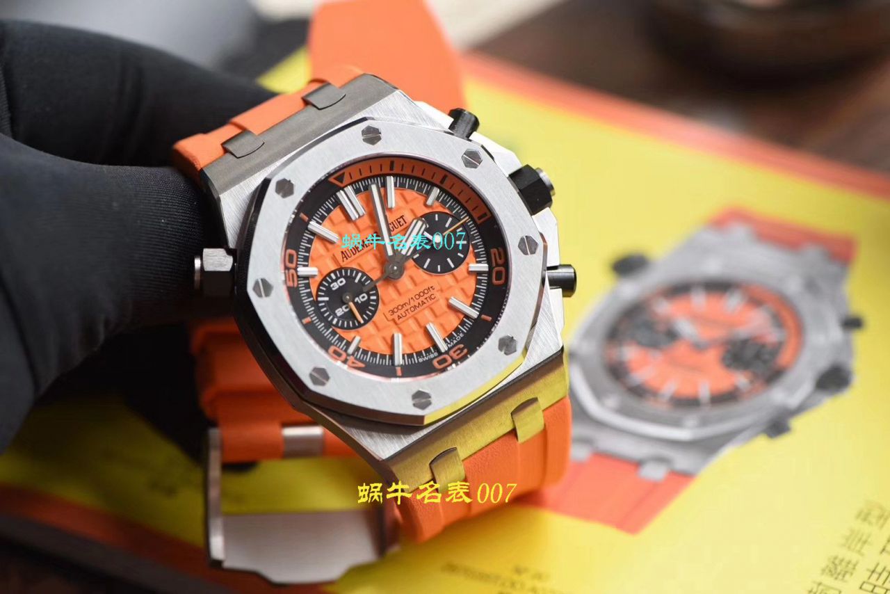 【NOOB Factory 复刻表无敌超值～N Factory 鲜橙计时离岸】Audemars Piguet 复刻高仿 Royal Oak Offshore 系列26703ST.OO.A070CA.01 wrist watch  / AP169