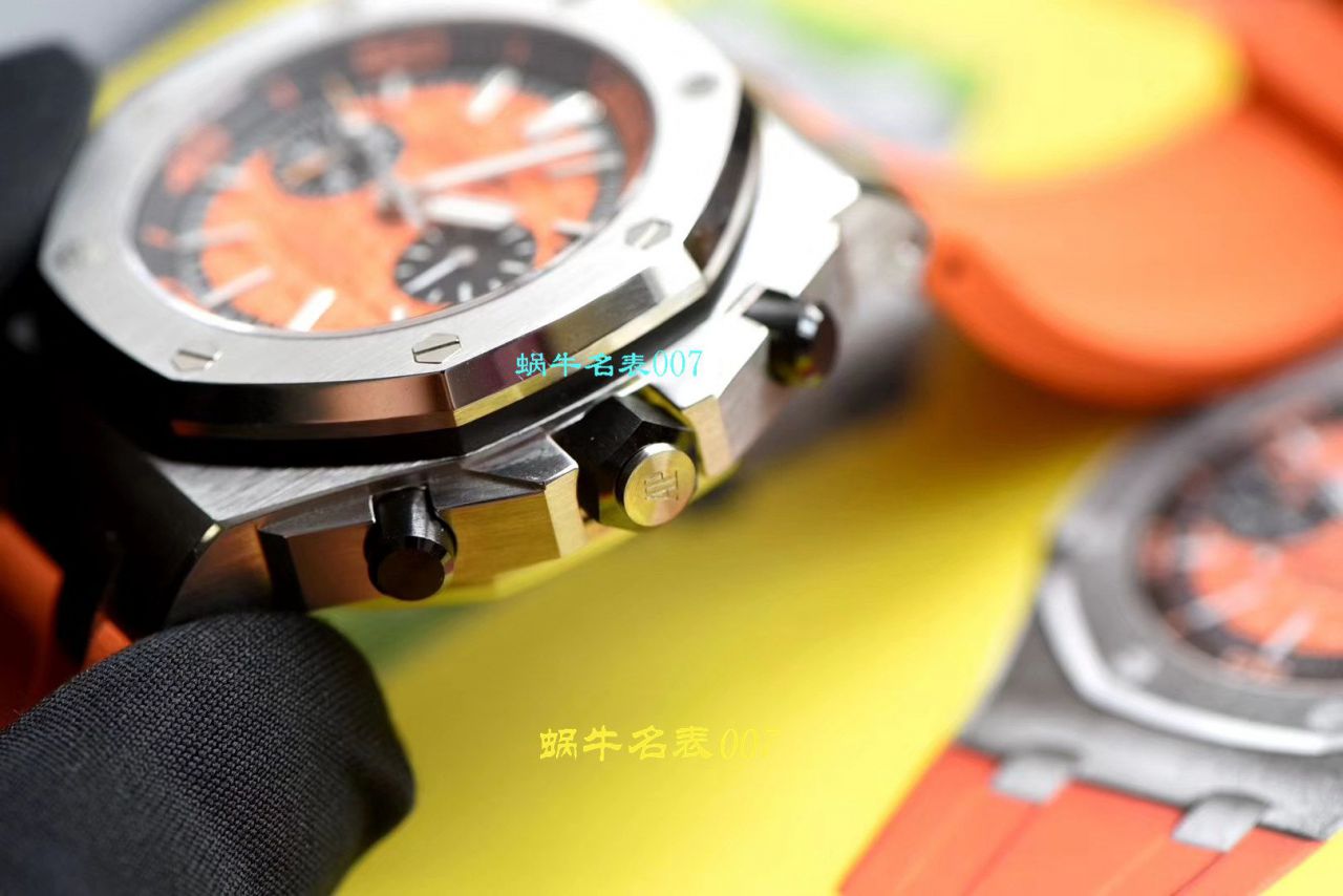 【NOOB Factory 复刻表无敌超值～N Factory 鲜橙计时离岸】Audemars Piguet 复刻高仿 Royal Oak Offshore 系列26703ST.OO.A070CA.01 wrist watch  / AP169