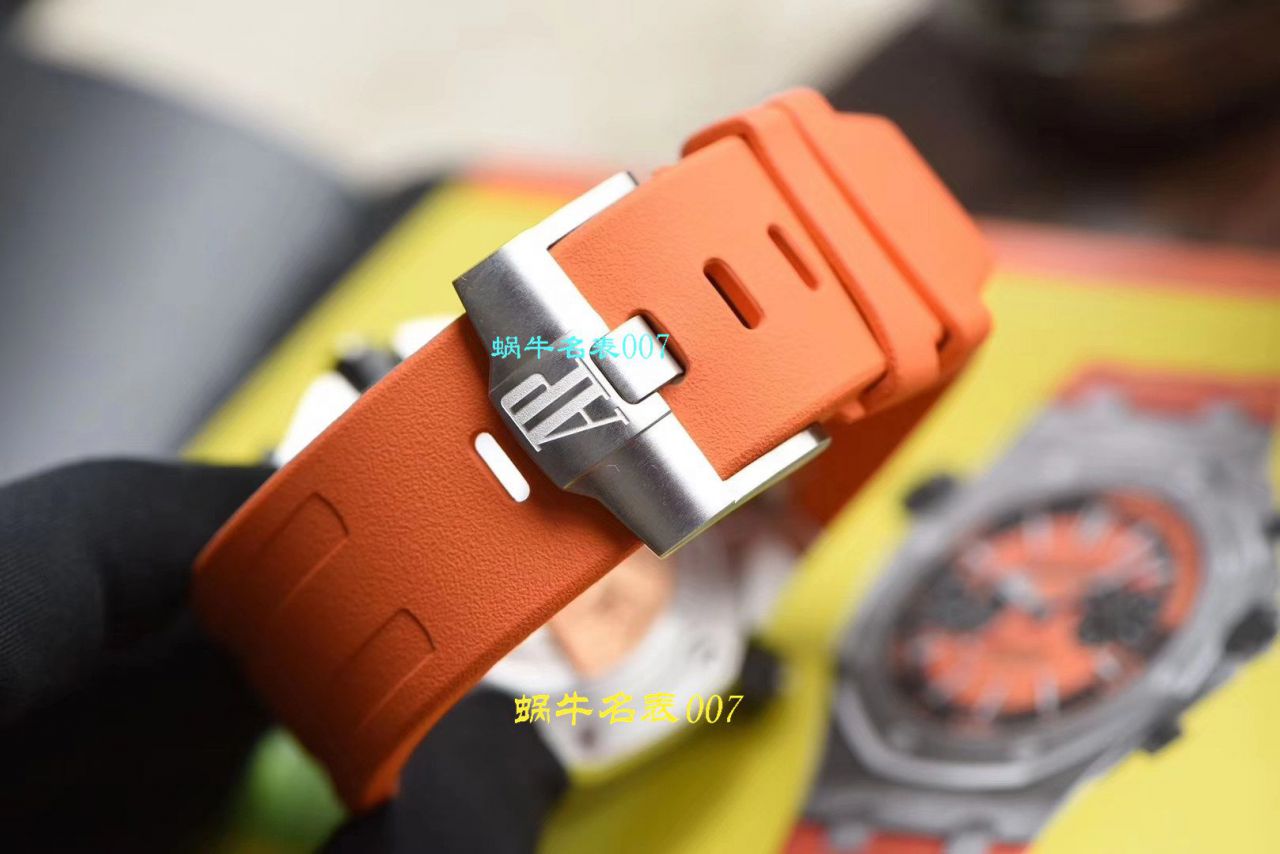 【NOOB Factory 复刻表无敌超值～N Factory 鲜橙计时离岸】Audemars Piguet 复刻高仿 Royal Oak Offshore 系列26703ST.OO.A070CA.01 wrist watch  / AP169