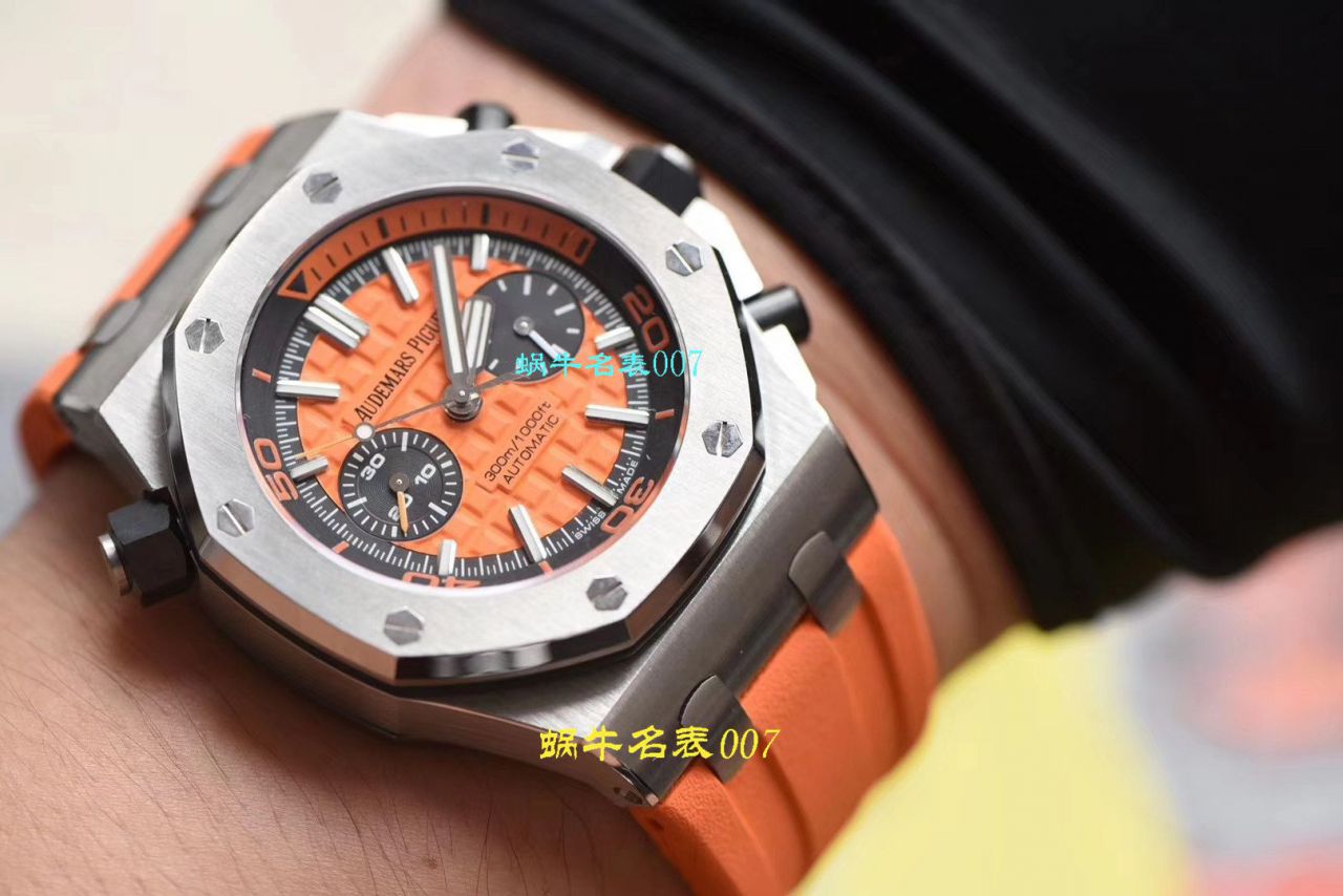 【NOOB Factory 复刻表无敌超值～N Factory 鲜橙计时离岸】Audemars Piguet 复刻高仿 Royal Oak Offshore 系列26703ST.OO.A070CA.01 wrist watch  / AP169