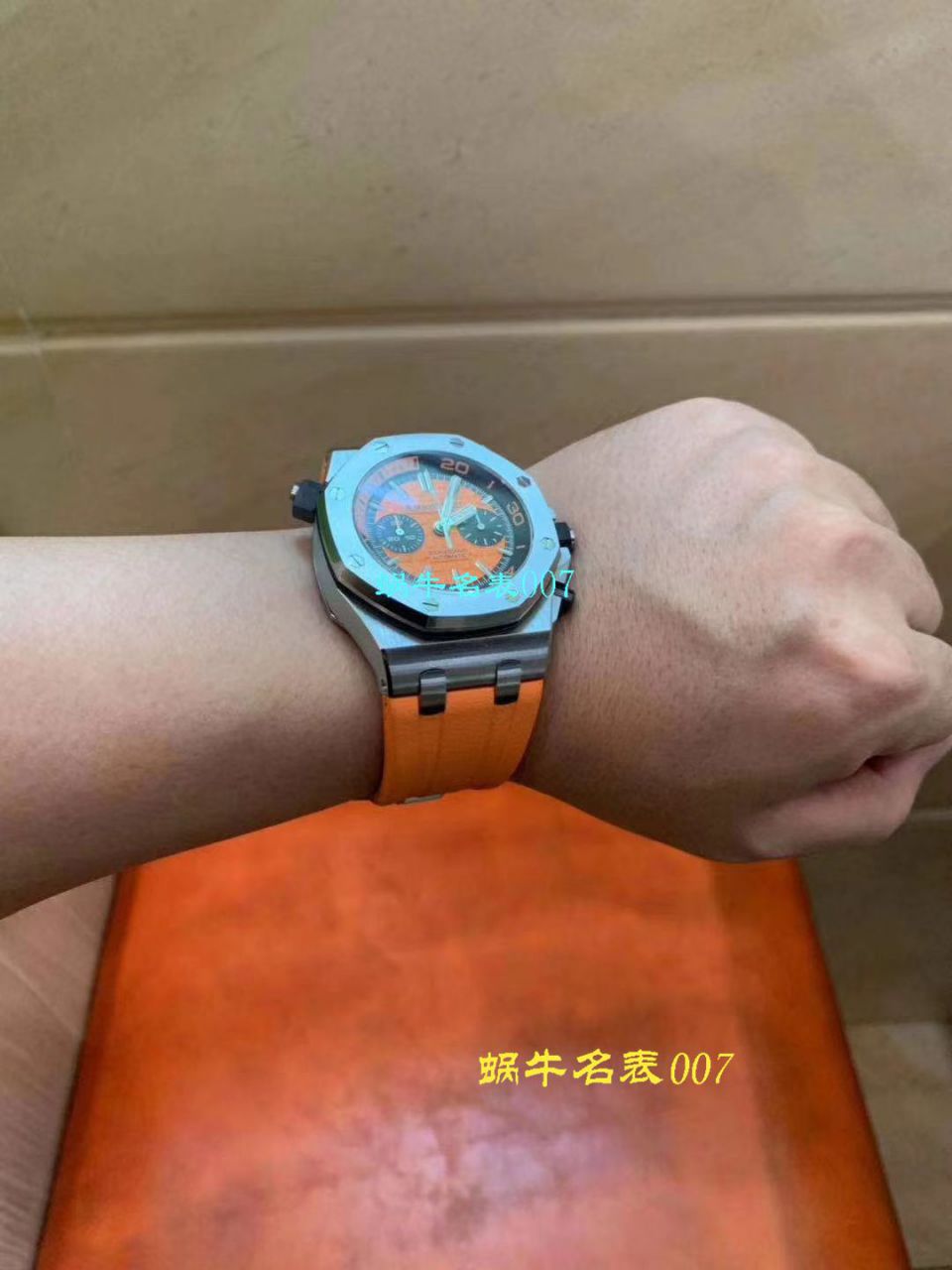 【NOOB Factory 复刻表无敌超值～N Factory 鲜橙计时离岸】Audemars Piguet 复刻高仿 Royal Oak Offshore 系列26703ST.OO.A070CA.01 wrist watch  / AP169