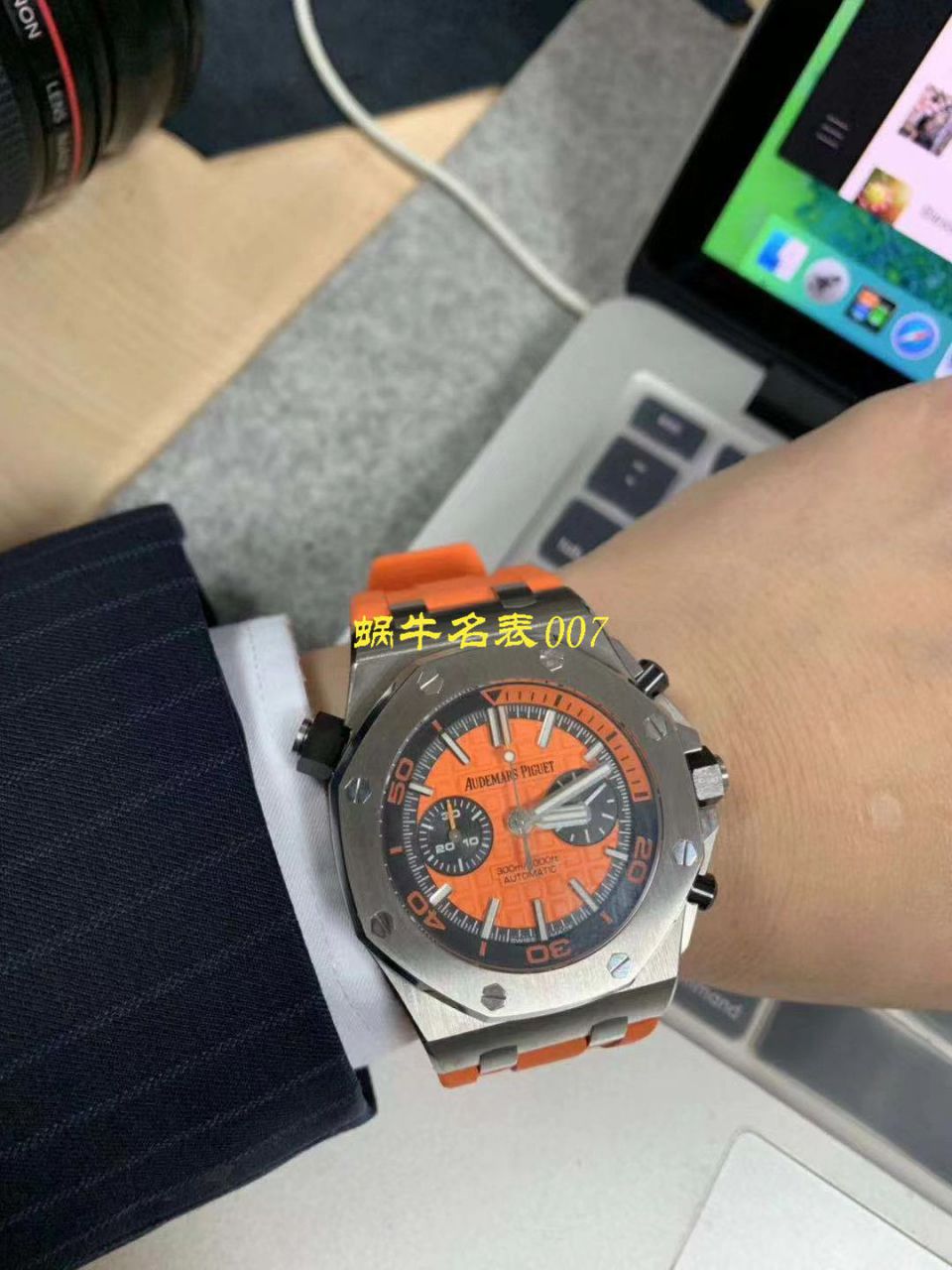 【NOOB Factory 复刻表无敌超值～N Factory 鲜橙计时离岸】Audemars Piguet 复刻高仿 Royal Oak Offshore 系列26703ST.OO.A070CA.01 wrist watch  / AP169